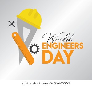 world engineers day.  illustration in vector file