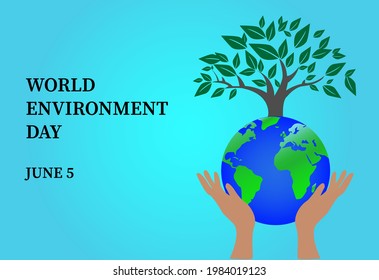 World Environment Day 5 June Celebrated Stock Vector (Royalty Free ...