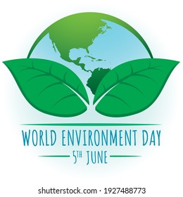 World environment day 5th june. Vector banner