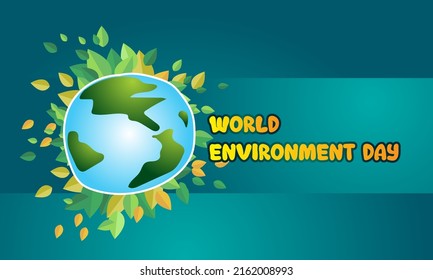 World Environment Day Abstract Background World Stock Vector (Royalty ...