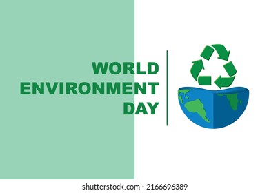 world environment day, background with green plant 