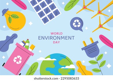 world environment day background. Happy Environment day. 05 June. June 5. World environment and earth day concept. banner, poster, template. save planet concept. world environment day celebration.