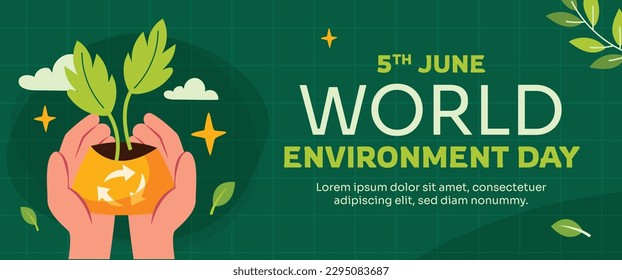 antecedentes del día mundial del medio ambiente. Feliz Día del Medio Ambiente. 5 de junio. 5 de junio. El concepto del medio ambiente mundial y el día de la tierra. banner, afiche, plantilla. salvar el concepto de planeta. celebración del Día Mundial del Medio Ambiente.