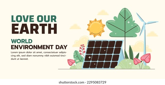 antecedentes del día mundial del medio ambiente. Feliz Día del Medio Ambiente. 5 de junio. 5 de junio. El concepto del medio ambiente mundial y el día de la tierra. banner, afiche, plantilla. salvar el concepto de planeta. celebración del Día Mundial del Medio Ambiente.