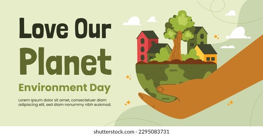 world environment day background. Happy Environment day. 05 June. June 5. World environment and earth day concept. banner, poster, template. save planet concept. world environment day celebration.