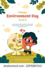 world environment day background. Happy Environment day. 05 June. June 5. World environment and earth day concept. banner, poster, template. save planet concept. world environment day celebration.