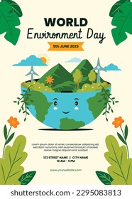 world environment day background. Happy Environment day. 05 June. June 5. World environment and earth day concept. banner, poster, template. save planet concept. world environment day celebration.