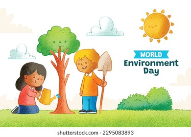 antecedentes del día mundial del medio ambiente. Feliz Día del Medio Ambiente. 5 de junio. 5 de junio. El concepto del medio ambiente mundial y el día de la tierra. banner, afiche, plantilla. salvar el concepto de planeta. celebración del Día Mundial del Medio Ambiente.