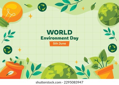 world environment day background. Happy Environment day. 05 June. June 5. World environment and earth day concept. banner, poster, template. save planet concept. world environment day celebration.