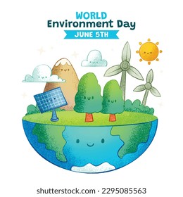 antecedentes del día mundial del medio ambiente. Feliz Día del Medio Ambiente. 5 de junio. 5 de junio. El concepto del medio ambiente mundial y el día de la tierra. banner, afiche, plantilla. celebración del Día Mundial del Medio Ambiente. salvar el concepto de planeta tierra