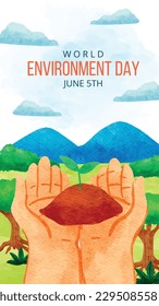 world environment day background. Happy Environment day. 5 June. June 5. World environment and earth day concept. banner, poster, template. world environment day celebration. save planet earth concept