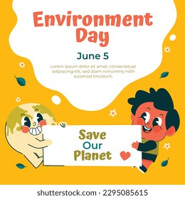 antecedentes del día mundial del medio ambiente. Feliz Día del Medio Ambiente. 5 de junio. 5 de junio. El concepto del medio ambiente mundial y el día de la tierra. banner, afiche, plantilla. celebración del Día Mundial del Medio Ambiente. salvar el concepto de planeta tierra