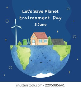 world environment day background. Happy Environment day. 5 June. June 5. World environment and earth day concept. banner, poster, template. world environment day celebration. save planet earth concept