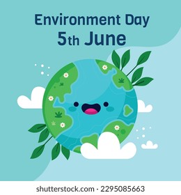 world environment day background. Happy Environment day. 5 June. June 5. World environment and earth day concept. banner, poster, template. world environment day celebration. save planet earth concept