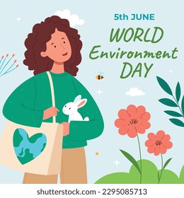 world environment day background. Happy Environment day. 5 June. June 5. World environment and earth day concept. banner, poster, template. world environment day celebration. save planet earth concept