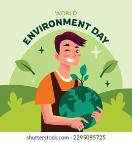 world environment day background. Happy Environment day. 5 June. June 5. World environment and earth day concept. banner, poster, template. world environment day celebration. save planet earth concept