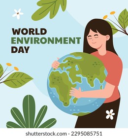 world environment day background. Happy Environment day. 5 June. June 5. World environment and earth day concept. banner, poster, template. world environment day celebration. save planet earth concept