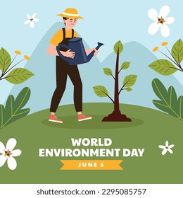 world environment day background. Happy Environment day. 5 June. June 5. World environment and earth day concept. banner, poster, template. world environment day celebration. save planet earth concept