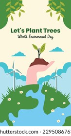 Weltumwelttag, Hintergrund. Alles Gute zum Umweltschutz. 5. Juni. 5. Juni Weltraum-Umwelt- und Welttag-Konzept. Banner, Poster, Vorlage. Welttagesfeier. Planetenkonzept