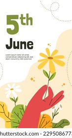world environment day background. Happy Environment day. 5 June. June 5. World environment and earth day concept. banner, poster, template. world environment day celebration. save planet earth concept