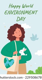world environment day background. Happy Environment day. 5 June. June 5. World environment and earth day concept. banner, poster, template. world environment day celebration. save planet earth concept