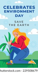 world environment day background. Happy Environment day. 5 June. June 5. World environment and earth day concept. banner, poster, template. world environment day celebration. save planet earth concept