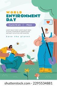world environment day background. Happy Environment day. 5 June. June 5. World environment and earth day concept. banner, poster, template. world environment day celebration. save planet earth concept