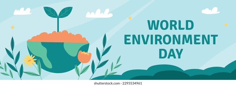 world environment day background. Happy Environment day. 5 June. June 5. World environment and earth day concept. banner, poster, template. world environment day celebration. save planet earth concept