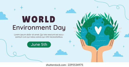 world environment day background. Happy Environment day. 5 June. June 5. World environment and earth day concept. banner, poster, template. world environment day celebration. save planet earth concept
