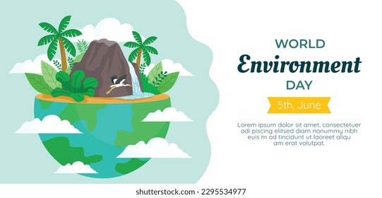world environment day background. Happy Environment day. 5 June. June 5. World environment and earth day concept. banner, poster, template. world environment day celebration. save planet earth concept