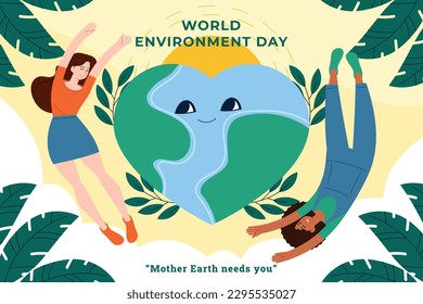 world environment day background. Happy Environment day. 5 June. June 5. World environment and earth day concept. banner, poster, template. world environment day celebration. save planet earth concept