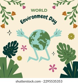 world environment day background. Happy Environment day. 5 June. June 5. World environment and earth day concept. banner, poster, template. world environment day celebration. save planet earth concept
