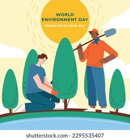 world environment day background. Happy Environment day. 5 June. June 5. World environment and earth day concept. banner, poster, template. world environment day celebration. save planet earth concept