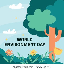 world environment day background. Happy Environment day. 5 June. June 5. World environment and earth day concept. banner, poster, template. world environment day celebration. save planet earth concept