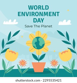 world environment day background. Happy Environment day. 5 June. June 5. World environment and earth day concept. banner, poster, template. world environment day celebration. save planet earth concept