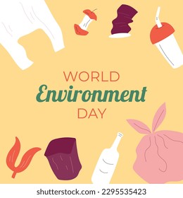 world environment day background. Happy Environment day. 5 June. June 5. World environment and earth day concept. banner, poster, template. world environment day celebration. save planet earth concept