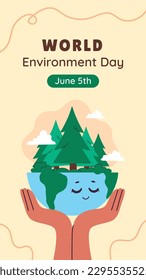 world environment day background. Happy Environment day. 5 June. June 5. World environment and earth day concept. banner, poster, template. world environment day celebration. save planet earth concept