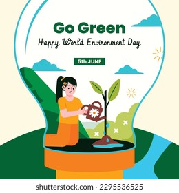 world environment day background. Happy Environment day. 5 June. June 5. World environment and earth day concept. banner, poster, template. world environment day celebration. save planet earth concept