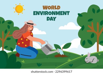 Weltumwelttag, Hintergrund. Alles Gute zum Umweltschutz. 5. Juni. 5. Juni Weltraum-Umwelt- und Welttag-Konzept. Banner, Poster, Vorlage. Welttagesfeier. Planetenkonzept