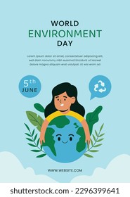 world environment day background. Happy Environment day. 5 June. June 5. World environment and earth day concept. banner, poster, template. world environment day celebration. save planet earth concept