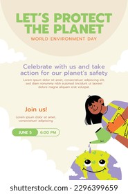 world environment day background. Happy Environment day. 5 June. June 5. World environment and earth day concept. banner, poster, template. world environment day celebration. save planet earth concept