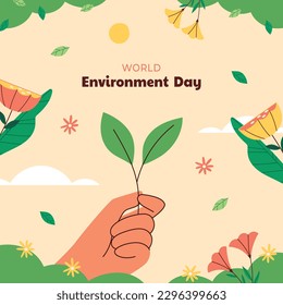 world environment day background. Happy Environment day. 5 June. June 5. World environment and earth day concept. banner, poster, template. world environment day celebration. save planet earth concept