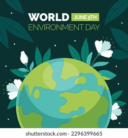 world environment day background. Happy Environment day. 5 June. June 5. World environment and earth day concept. banner, poster, template. world environment day celebration. save planet earth concept