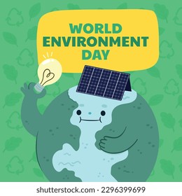 world environment day background. Happy Environment day. 5 June. June 5. World environment and earth day concept. banner, poster, template. world environment day celebration. save planet earth concept