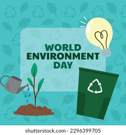 world environment day background. Happy Environment day. 5 June. June 5. World environment and earth day concept. banner, poster, template. world environment day celebration. save planet earth concept