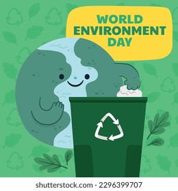 world environment day background. Happy Environment day. 5 June. June 5. World environment and earth day concept. banner, poster, template. world environment day celebration. save planet earth concept