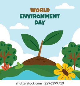 world environment day background. Happy Environment day. 5 June. June 5. World environment and earth day concept. banner, poster, template. world environment day celebration. save planet earth concept