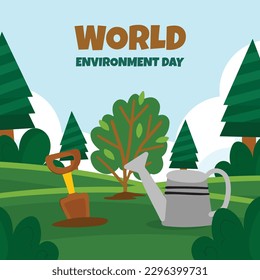 world environment day background. Happy Environment day. 5 June. June 5. World environment and earth day concept. banner, poster, template. world environment day celebration. save planet earth concept