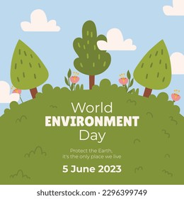 world environment day background. Happy Environment day. 5 June. June 5. World environment and earth day concept. banner, poster, template. world environment day celebration. save planet earth concept