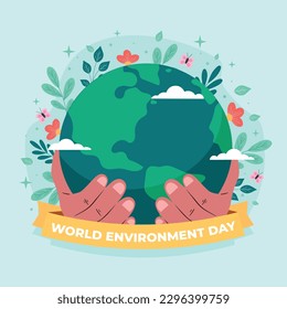 world environment day background. Happy Environment day. 5 June. June 5. World environment and earth day concept. banner, poster, template. world environment day celebration. save planet earth concept